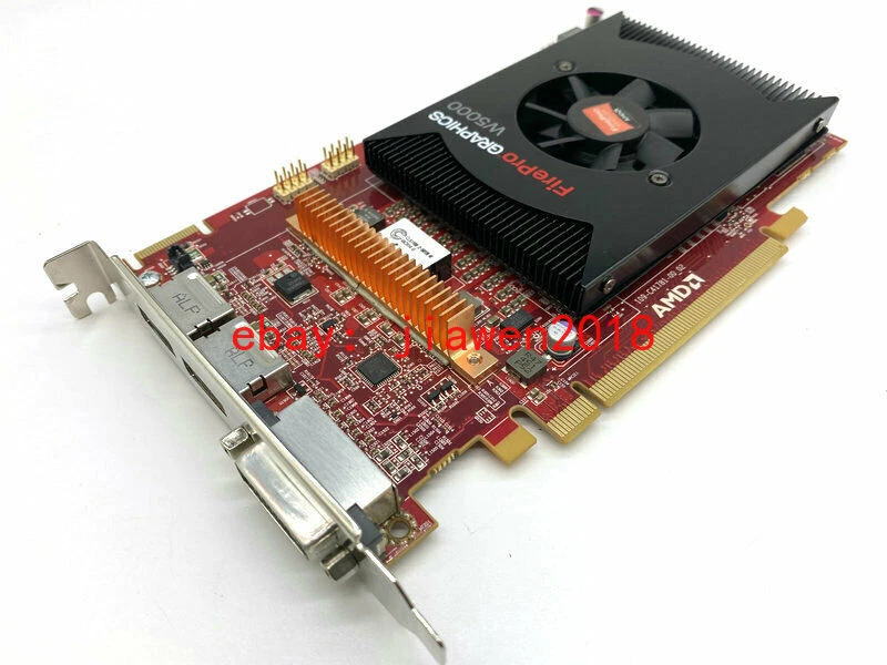 AMD ATI Radeon FirePro W5000 2GB GDDR5 Dual DisplayPort DVI Graphics Card - Image 2 of 4