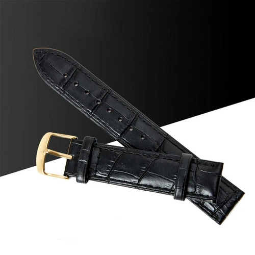 Cinturino orologio donna unisex PU pelle morbida cinturini con fibbia metallo 8mm-20mm classico - Foto 3 di 19