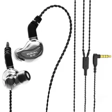 keephifi in-Ear Headphones BLON BL01 10mm Bio-Fiber Diaphragm Earphones for P...