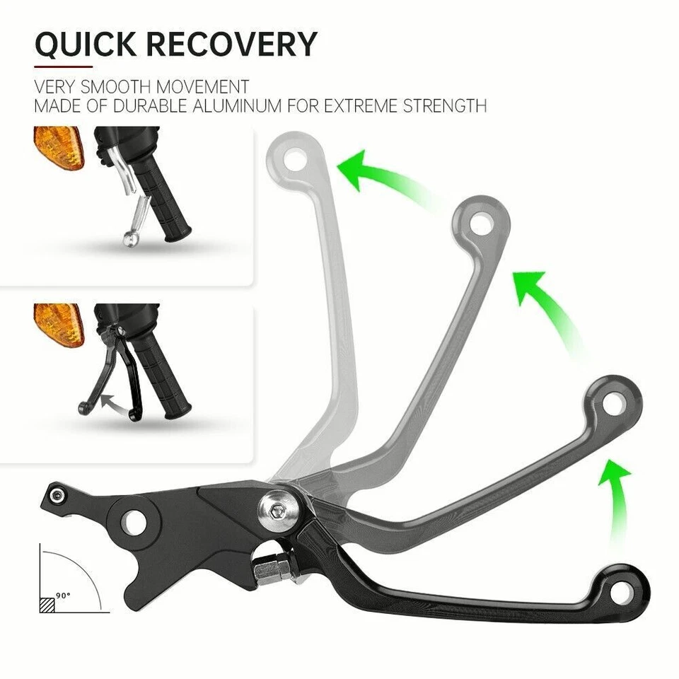 CRF Pivot Brake Clutch Levers For HONDA CRF250R CRF450R 2007-2020 250R 450R - image 2 of 4