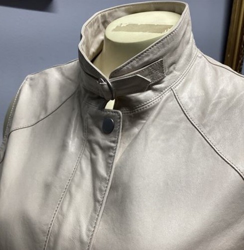 Club Monaco Vest Leather Eden Sz M - Picture 5 of 10
