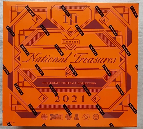 Panini National Treasures Collegiate Football Hobby Box 2021