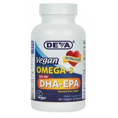 Omega-3 Vegan DHA-EPA High Potency 300 MG 90 SOFTGELS