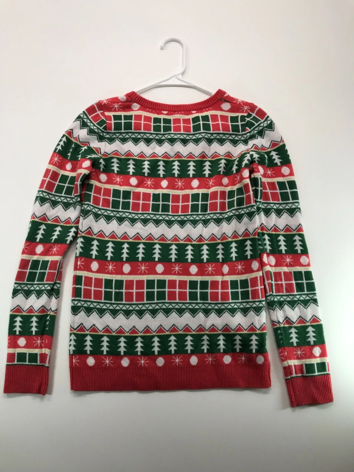 Christmas Penguin Sweater Women's Size S