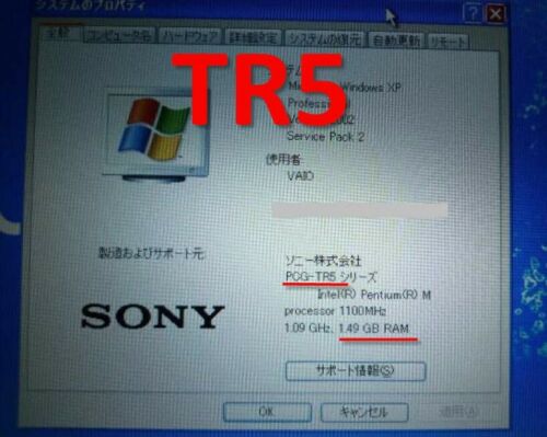 (1GB RAM) 1x1G Sony Vaio PCG U101 TR1 TR2 TR3 TR5 X505 MicroDIMM DDR-333 USA b - Bild 1 von 9