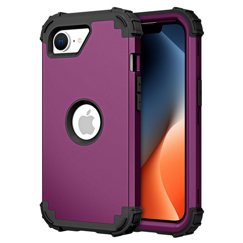 Funda protectora resistente a prueba de golpes de triple capa para teléfono iPhone 16 Pro Max/16e - Imagen 26 de 49