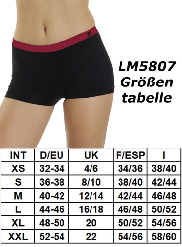 4er Pack LisaModa Damen Seamless Pants Slips Unterhose Panty Hipster Boxershort - Bild 4 von 15