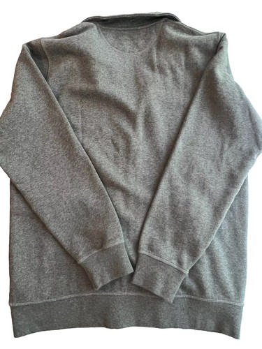 L.L.Bean Sweatshirt Jacket Men’s full Zip Insulted Sherpa Size Medium - Flaw - Picture 5 of 6