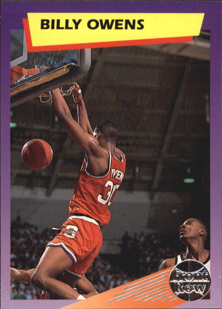 1992 Front Row Dream Picks Silver #17 Billy Owens Career Highlights