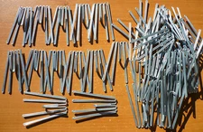 LOT (36) Vintage Kirsch 4 Prong Pleater Hooks Curtain Drapery Hooks