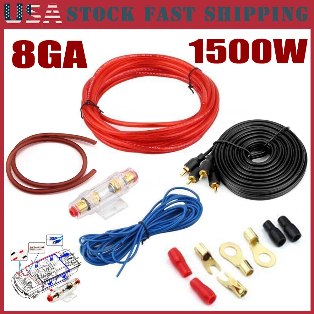 Gauge Power Amplifier/amp Kit 1200 Watt Complete Install, 49 OFF