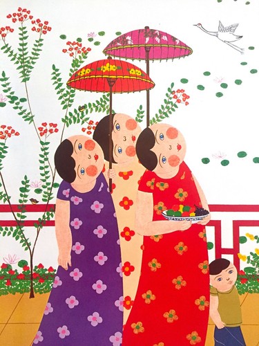 JOHN LIM VNTG 1980'S RARE CONTEMPORARY LITHOGRAPH PRINT HELICO GRAPHICS POSTER - Picture 6 of 12