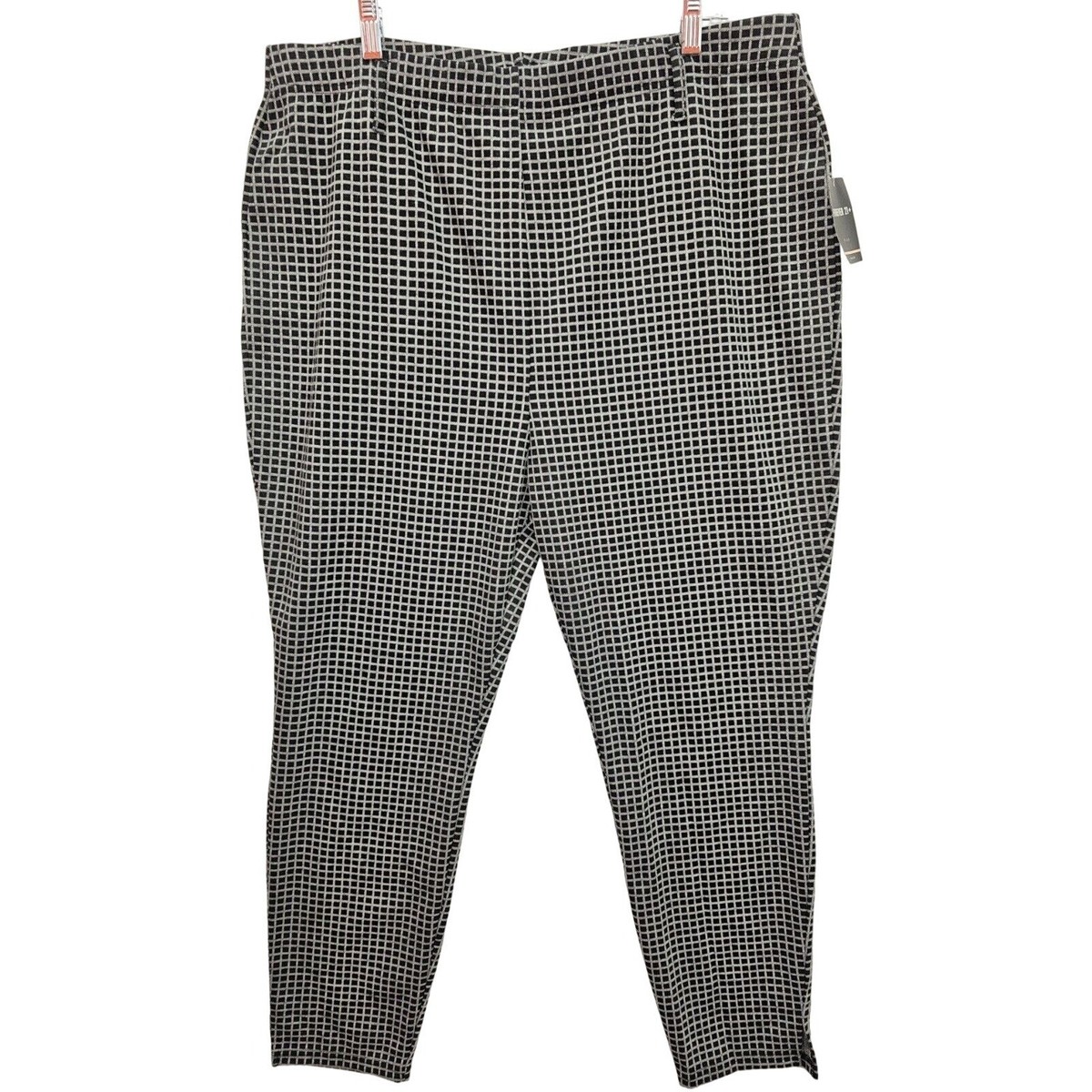 Forever 21+ Women's 3XL Black \u0026 White Checkered Pleated Dress Pants | eBay