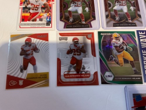 Clyde Edwards-Helaire, 12 Stück, Rookie RC, Kansas City Chiefs - Bild 2 von 6
