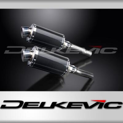 DUCATI MONSTER 620-695-800 02-08 225mm OVAL CARBON SCHALLDÄMPFER AUSPUFF KIT