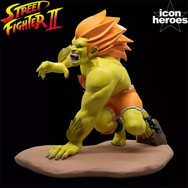 Icon Heroes Street Fighter 2 Blanka Polystone Statue Brand New and In Stock