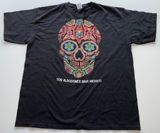 Camiseta Yazbek Hombre XL (W-2XL) Calavera Huichol Los Algodones Baja México