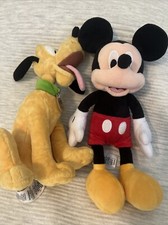 Disney World Mickey Mouse Pluto Stuffed Animal Lot 14  Collectors Clubhouse toy
