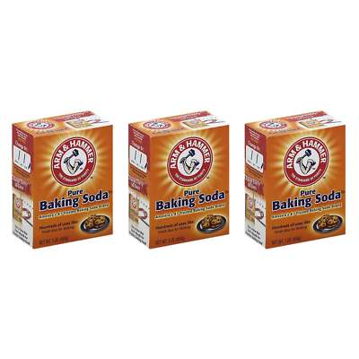 Arm & Hammer Baking Soda - 1 Lb Box For Baking, Cleaning & Odor Removal