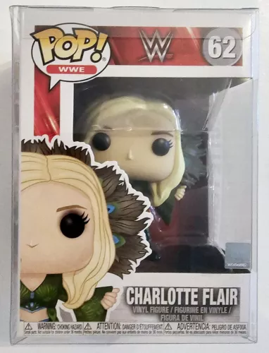 FUNKO POP WWE 62 CHARLOTTE FLAIR FIGURE with PROTECTOR BRAND NEW FAST SHIPPING 