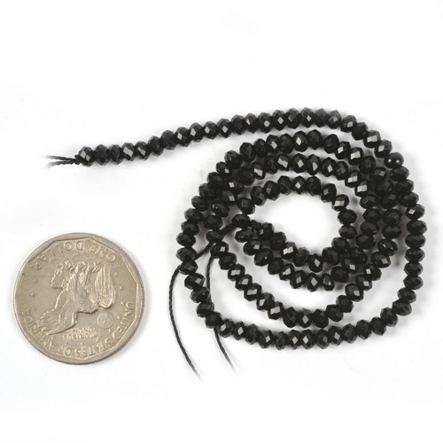 4mm to 5mm Faceted Gemstone rondelle loose beads strand 15.5" DIY Jewelry Making - Picture 53 of 80