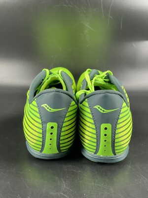 Saucony Mens Vendetta 3 Track Shoes - Lime Green - Spikes 