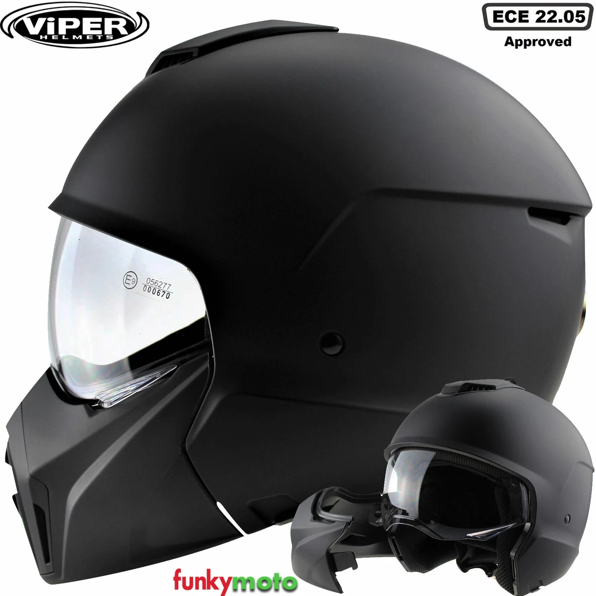 Casque top masque moto