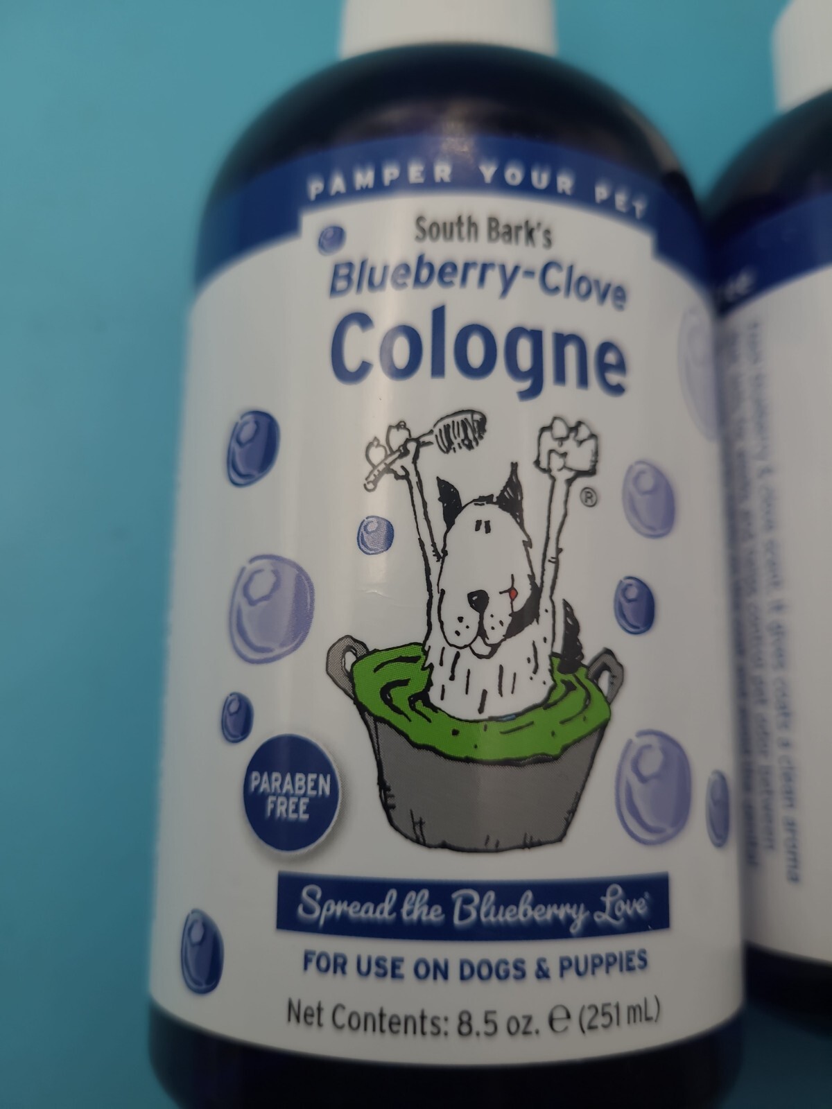 3 New Bottles Of South Bark's Blueberry Clove Dog & Puppy Spray Cologne