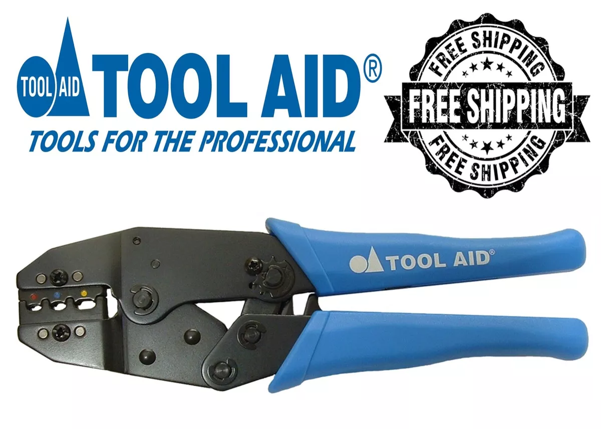 SG Tool Aid Professional Ratcheting Terminal Crimper FREE