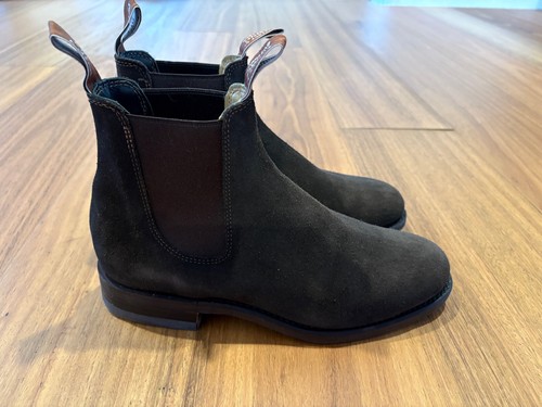 Suede Comfort Craftsman Chocolate 7F - Picture 5 of 10