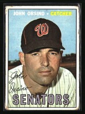 John Orsino 1967 Topps Baseball Card #207