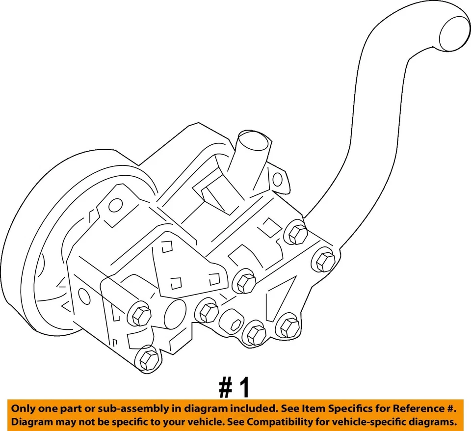Used Power Steering Pump fits: 2007 Nissan Altima 3.5L 6 cylinder Grade A - Изображение 4 из 4