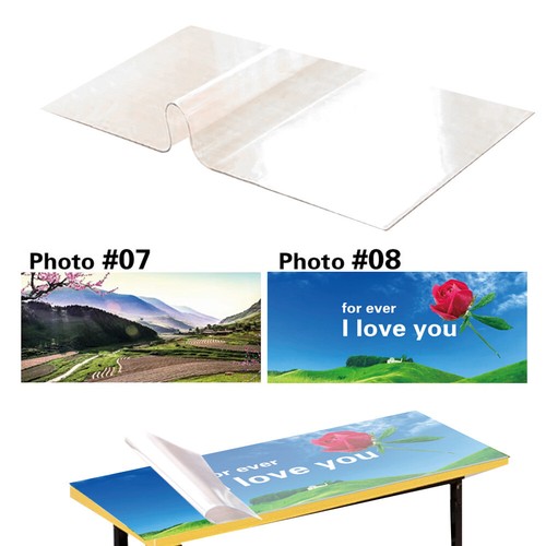 Table Cover Protect Clear Mat Desk Pads Round Square Lot Size:40cm-180cm - Picture 10 of 88