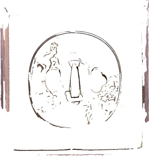 Gant De Tir à L'Arc Samouraï Japonais Antique – Cuir Blanc Époque Meiji