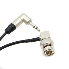 Tentacle 3.5mm Double Right Angle TRS to BNC Timecode Cable Audio SYNC 0-Delay