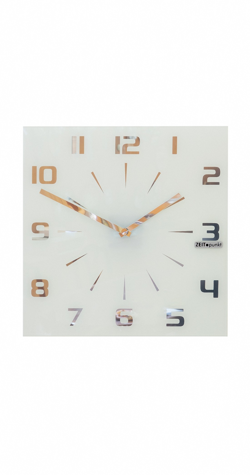 Modern wall clock with quartz movement from Zeitpunkt (Zeit... ZP 12/5233/12 NEW