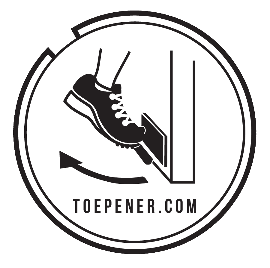 Toepener - Hands Free Door Opener. Touchless, Stainless Steel & Heavy Duty - Picture 3 of 3