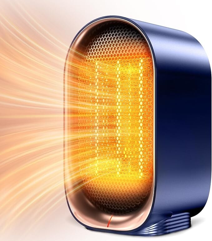 Space Heater, Electric Heater for Indoor Use, Small Portable Heaters for Office-image