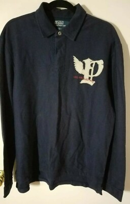 Men's Polo Ralph Lauren P Wing Rugby Size Large herringbone stadium olympic