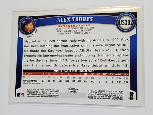 You Pick Your Cards ⚾️ Tampa Bay Rays ⚾️ Baseball Team Card Selection - 第 214/214 張圖片