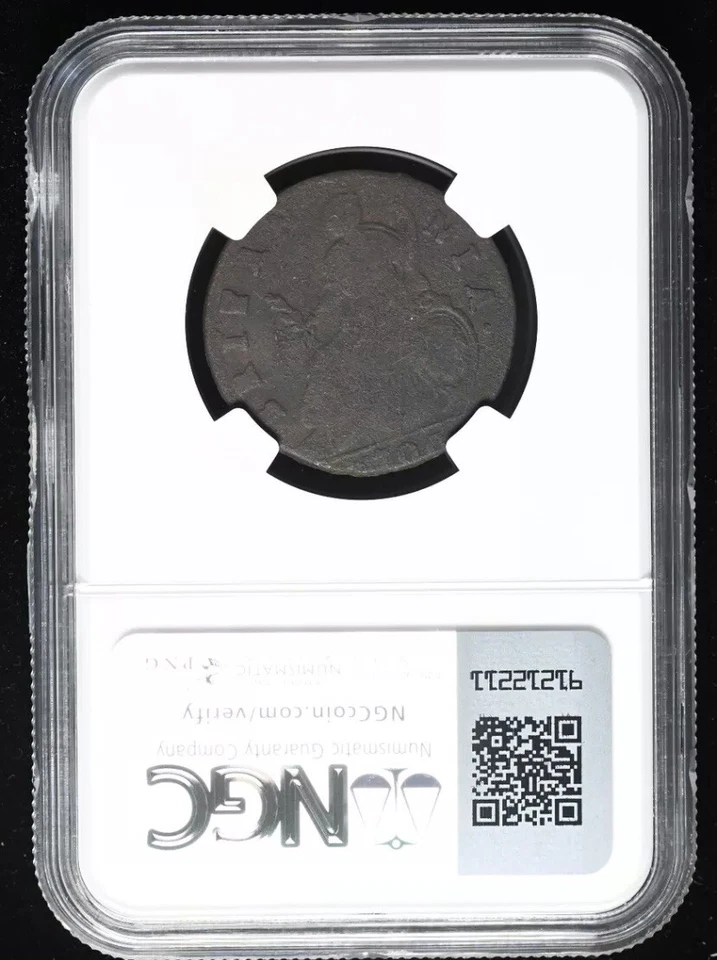 1700 ENGLAND Britain King William III NGC 1/2P Half Pennt Coin 1689-1702 Britain - Image 4 of 4