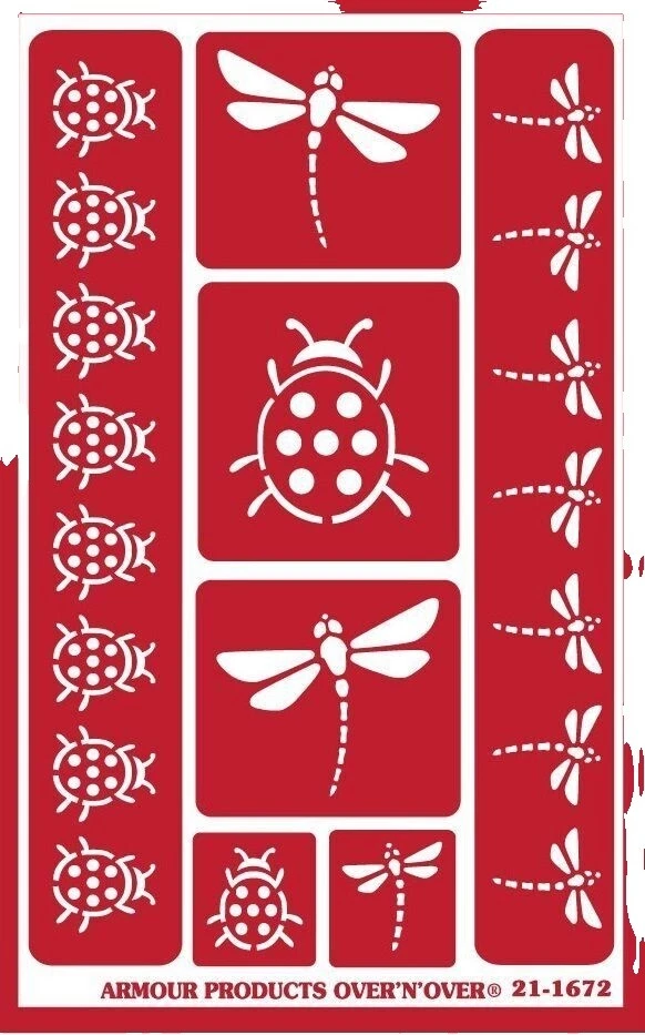 Animales e insectos Plantilla de Pared plantillas para pintura TOLE y decorativa