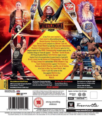 Poster Watch Wrestlemania 35 Reddit Main Event Wwe Wrestlemania 35