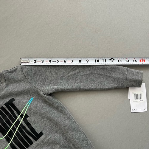 Nike Boy Sweatsuit Set Size 4 Logo Sweatshirt & Sweatpants Black 86H993-023 NEW - Picture 11 of 19