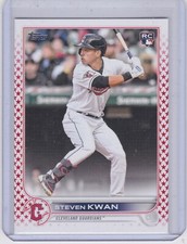 2022 Topps Update Steven Kwan True Rookie Card RC Independence Day 26/76 US261