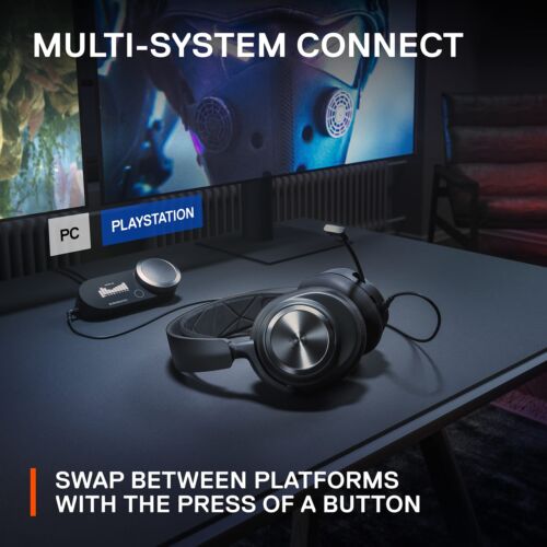 Arctis Nova Pro Multi-System Gaming Headset - Premium Drivers - Hi-Res Spatia... - Picture 7 of 9
