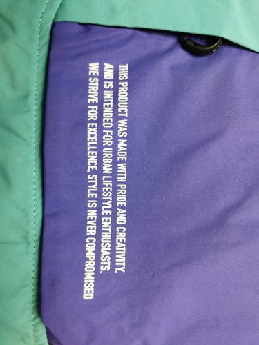 A BATHING APE Mens Size M AAPE Lightweight Jacket BNWT Blue Windbreaker Full Zip - Picture 15 of 24