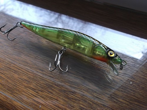 Lurehoor's Custom Painted Luck E Strike RC STX2,3.75",Suspending, Ghost Perch - Picture 5 of 12