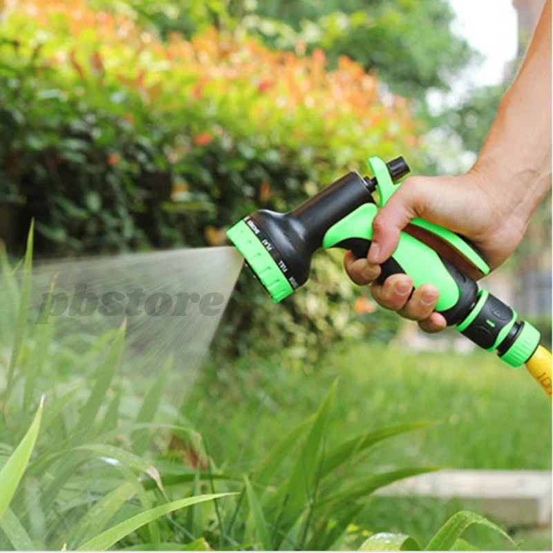 Garden Hose Pipe Spray Gun Water Sprayer 10 Function Nozzle Multi Adjustable - Image 3 of 4