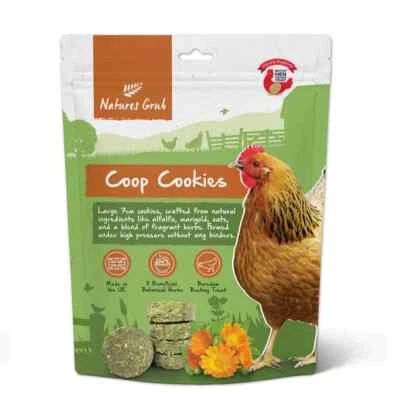 NATURES GRUB Nature's Grub COOP Cookies 700g Chicken Poultry Treat Food Pecking Block